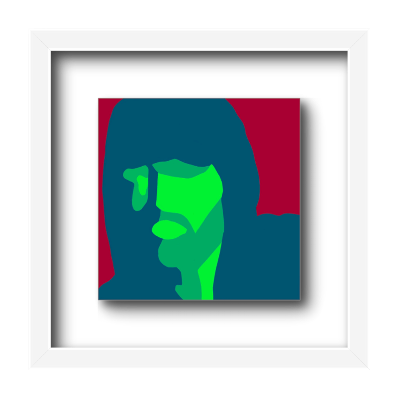 Hoodie In Turquoise On Red