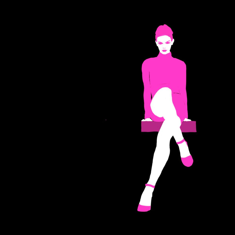 Legs In White On Black