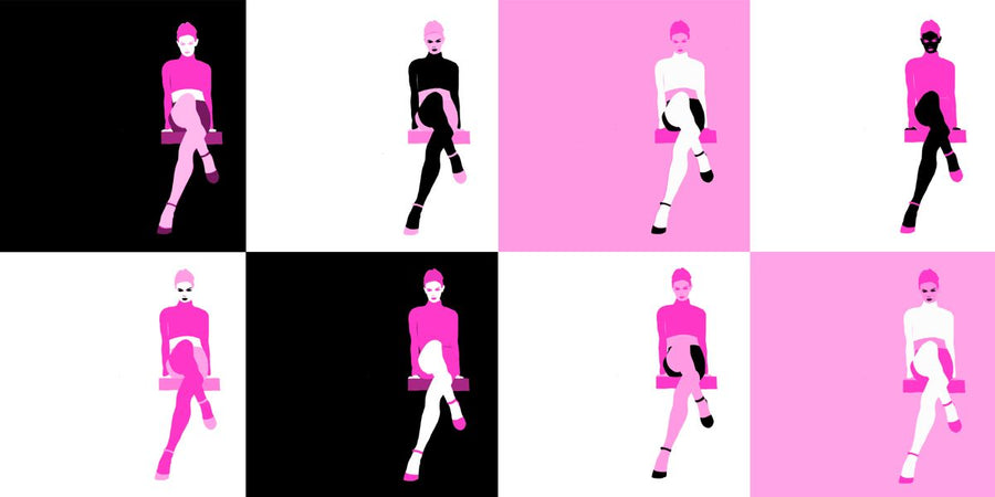Legs Of Pink Ladies
