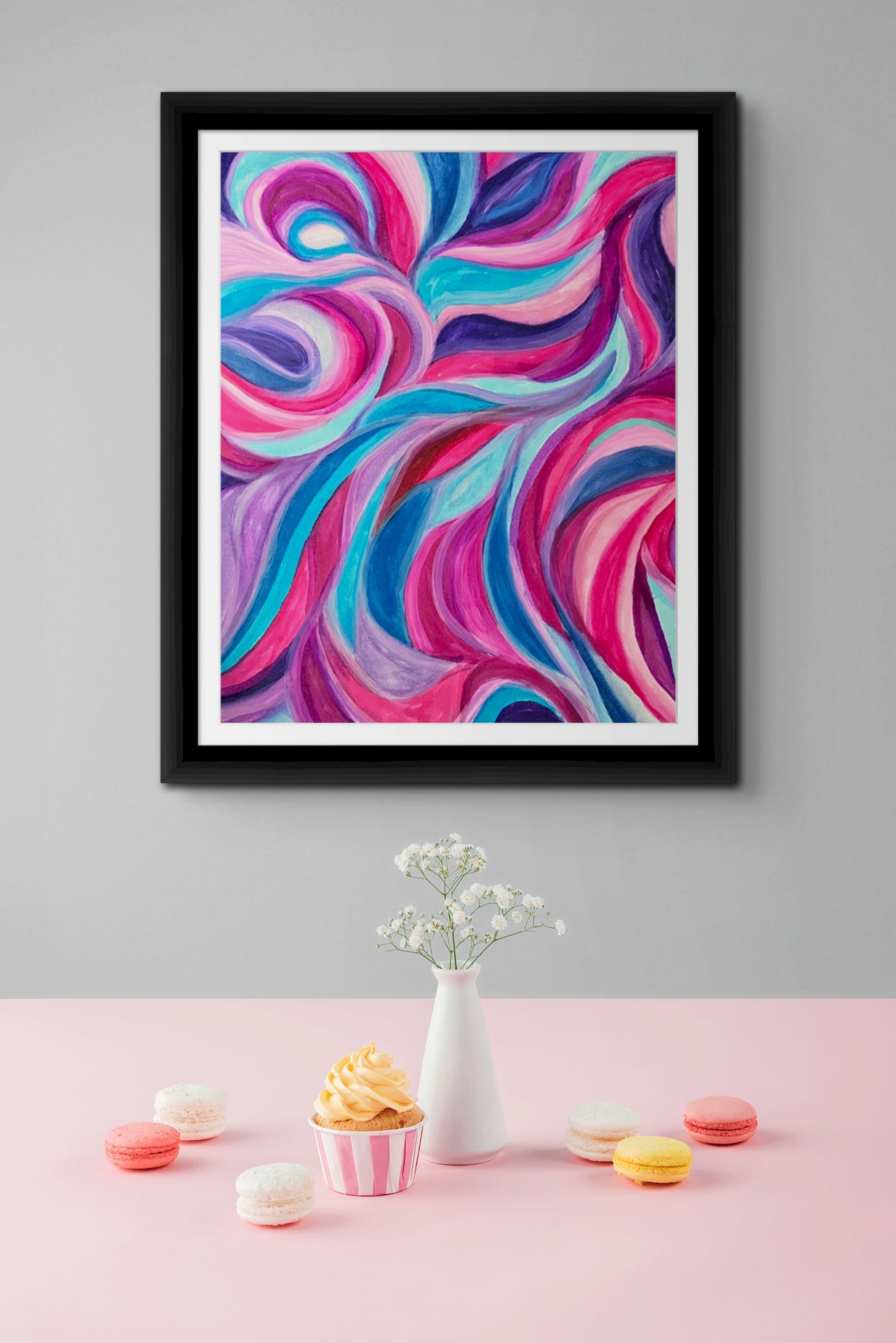 Pink Swirls